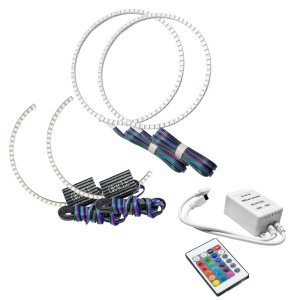 Toyota Tundra Headlight Halo Kit - ORACLE Lighting - ColorSHIFT with Simple Controller - `14-`17